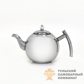 Чайник из нержавеющей стали 1л под никель, круглый