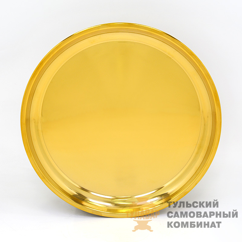 Поднос круглый под латунь, 44 см