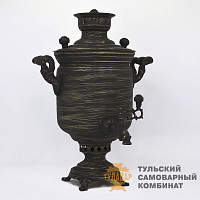 Самовар «Кракелюр»<br/>жаровой, 5л, расписной...